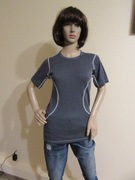 JANUS damska bluzka szara 100% wełna merino - S