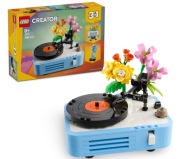 LEGO Creator 3w1 gramofon z kwiatami 31172 radio mikrofon zestaw klocki 8+