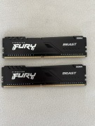 pamięć RAM Kingston Fury Beast 16GB (2x8GB) DDR4 2666 MHz, CL16