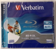 Verbatim BD-R DL. 50 GB. Powierzchnia HARD COAT / M.A.B.L. * 