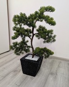 Drzewko  bonsai sztuczne - gałązki jodły - ręcznie wykonane unikatowe