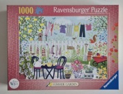 Puzzle Ravensburger Summer garden 1000 elementów kompletne 
