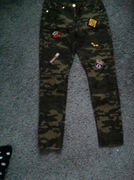 Spodnie moro z aplikacjami Miss Anna nowe z metką