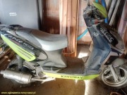 Skuter Kingway uszkodzony