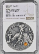 Robert Lewandowski - Talent 5$ Niue NGC MS70 