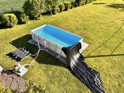 Basen z pompą i akcesoriami