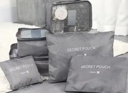 Zestaw organizerów organizery do walizki bagażu