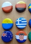 Kapsle flagi 14 szt. 