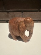 Drewniana figurka słonia | drewniany słoń / słonik | vintage