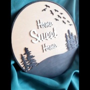 Tabliczka dekoracyjna - home sweet home