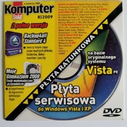Komputer Świat 2009 08 DVD plyta serwisowa do Vista i xp