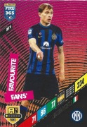 PANINI FIFA 365 2024 FANS FAVOURITE NICOLO BARELLA INTER INT 6