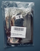 Balon foliowy litera„E”,rozmiar 32”(długość 72 cm)