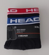 Bokserki męskie Head rozmiar XXL 2 pak 95 % bawełna