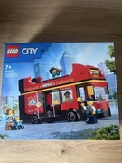 Zestaw LEGO 60407 City - Czerwony, piętrowy autokar nowy!
