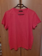 Różowy neonowy t-shirt Sinsay 42 XL