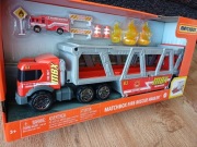 Matchbox Fire Rescue Hauler Laweta Strażacka+ Akcesoria