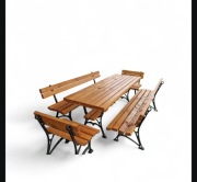 Meble ogrodowe żeliwne nogi królewskie 200 cm