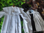 Alba komunijna, zestaw, spodnie, koszula, buty