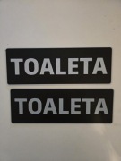 Tabliczka Informacyjna 3D – TOALETA 