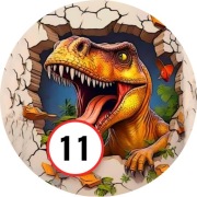 Pan Opłatek na tort - DINOZAURY