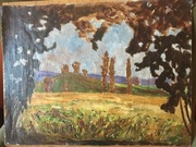 Stanisław Czajkowski pejzaż olejny