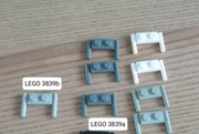 LEGO 3839a,3839b płytka z uchwytem, z prętami 1x2