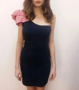 Sukienka z kokardką XS