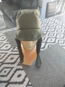 Czapka zimowa wojskowa, futrzanka, uszatka, Francja, kolekcjonerska, nowa