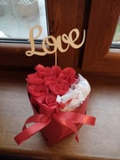 Flower box walentynkowy 