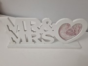 Ramka na zdjęcia ślub mr & mrs
