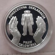 10zł - POWSZECHNA DEKLARACJA PRAW CZŁOWIEKA - 1998r.