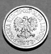 10 gr., groszy 1973 r. Bez Znaku Mennicy! B. Rzadkie!