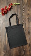 Uniwersalna, czarna SHOPPERKA 100 % bawełna 