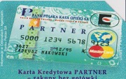 Karty telefoniczne - Bank Pekao S.A. - Karta kredytowa PARTNER
