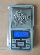Łańcuszek srebrny 24gr 925 próba 