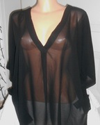 H&M Bluzka damska narzutka żorżeta 38 M Nowa #83