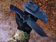 Ranger Black Taktyczny Nóż Ręcznie Robiony Custom Resor 