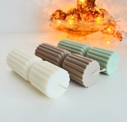 Świeca sojowa ECO, klepsydra dekoracja, na prezent, wolnostojąca