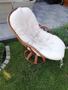 Fotel obrotowy ratan