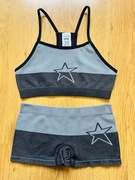 Biustonosz spodenki majtki top komplet zestaw