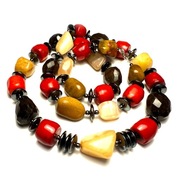 Fiolekart - Naszyjnik, biżuteria artystyczna - Koral 