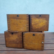 Cztery  stare szuflady 
