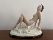 Royal Dux. Akt. Elly Storbach Konig. ART DECO.