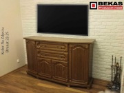 Stylowa Komoda 180` ( 2S-4D) Dąb Miodowy Rustykal Bekas Producent Mebli 