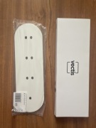 Vectis R Ramka x 4 poczwórna pion biała 1222