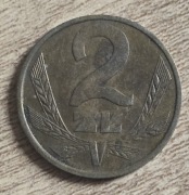 2 ZŁ 1988 rok. Stan jak na zdjęciach.