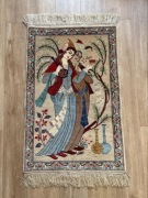 Dywan perski Isfahan ręcznie tkany. Wełniany.