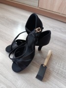 Buty do tańca latynoskiego nowe 39 + szczoteczka do czyszczenia butów 