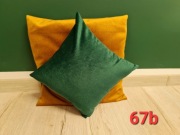 M067 poszewki na poduszki 30x30 zielona kronos